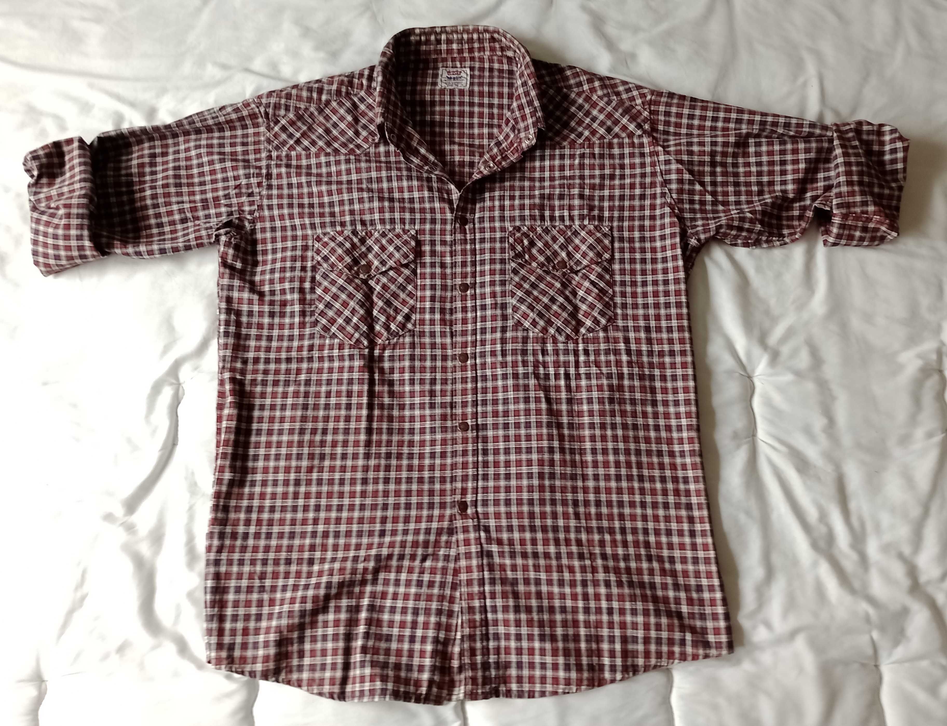 Camisa Levi's quadrados country XL