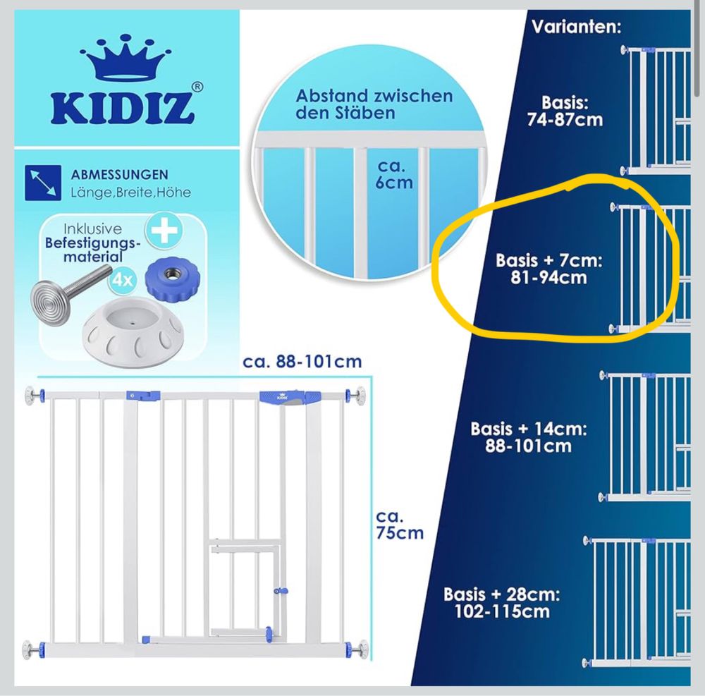 2 Barreiras de escadas para bebés e crianças, preço unitário