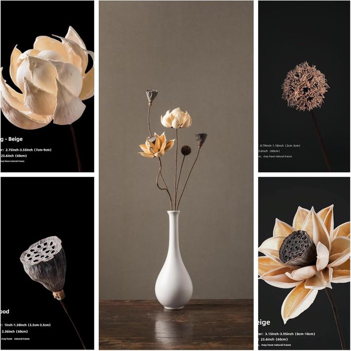 Ozdobny bukiet z suszonych kwiatów dekoracje A38