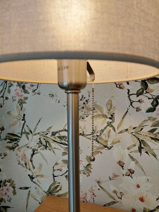 Candeeiro inox ligar com corda elegante
