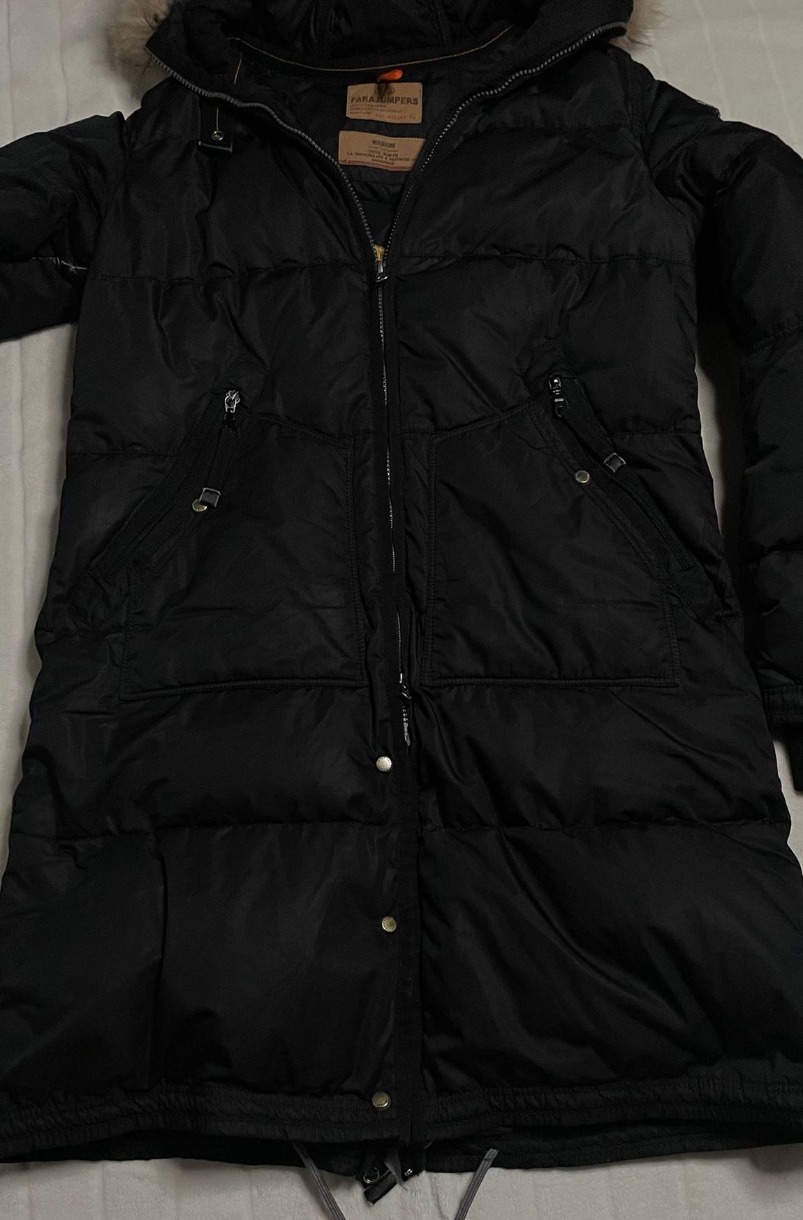 Parajumpers damska kurtka puchowa czarna M zimowa puchówka premium 38