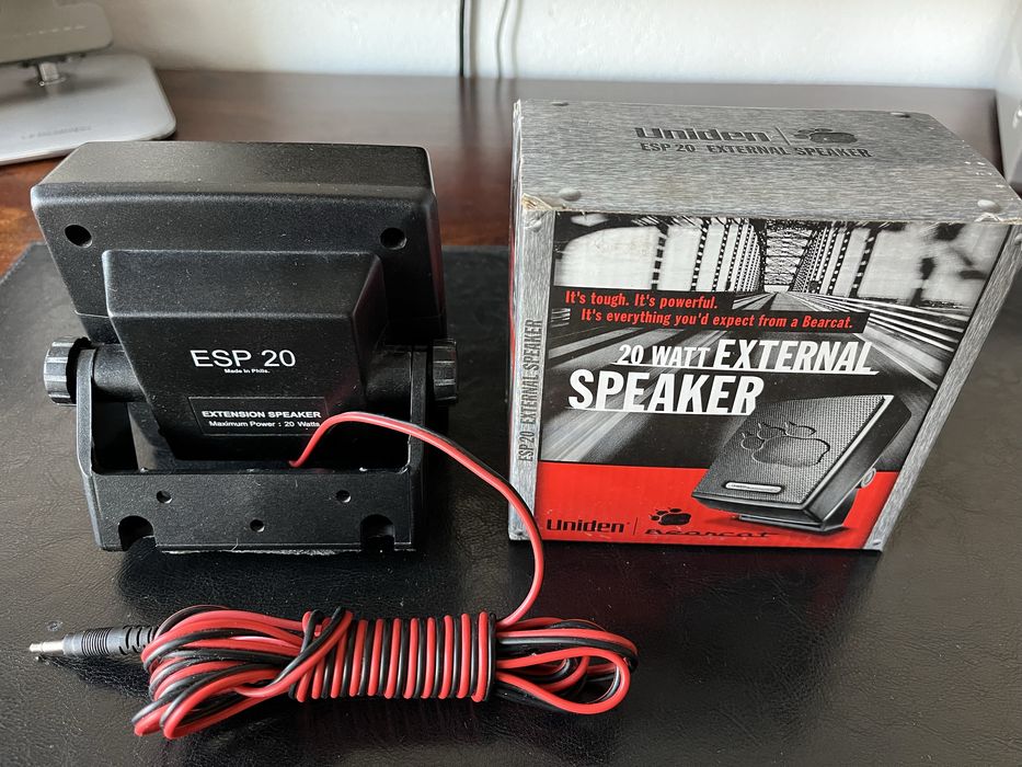 UNIDEN Bearcat ESP-20 głośnik radio CB skaner 20W super akustyka - USA