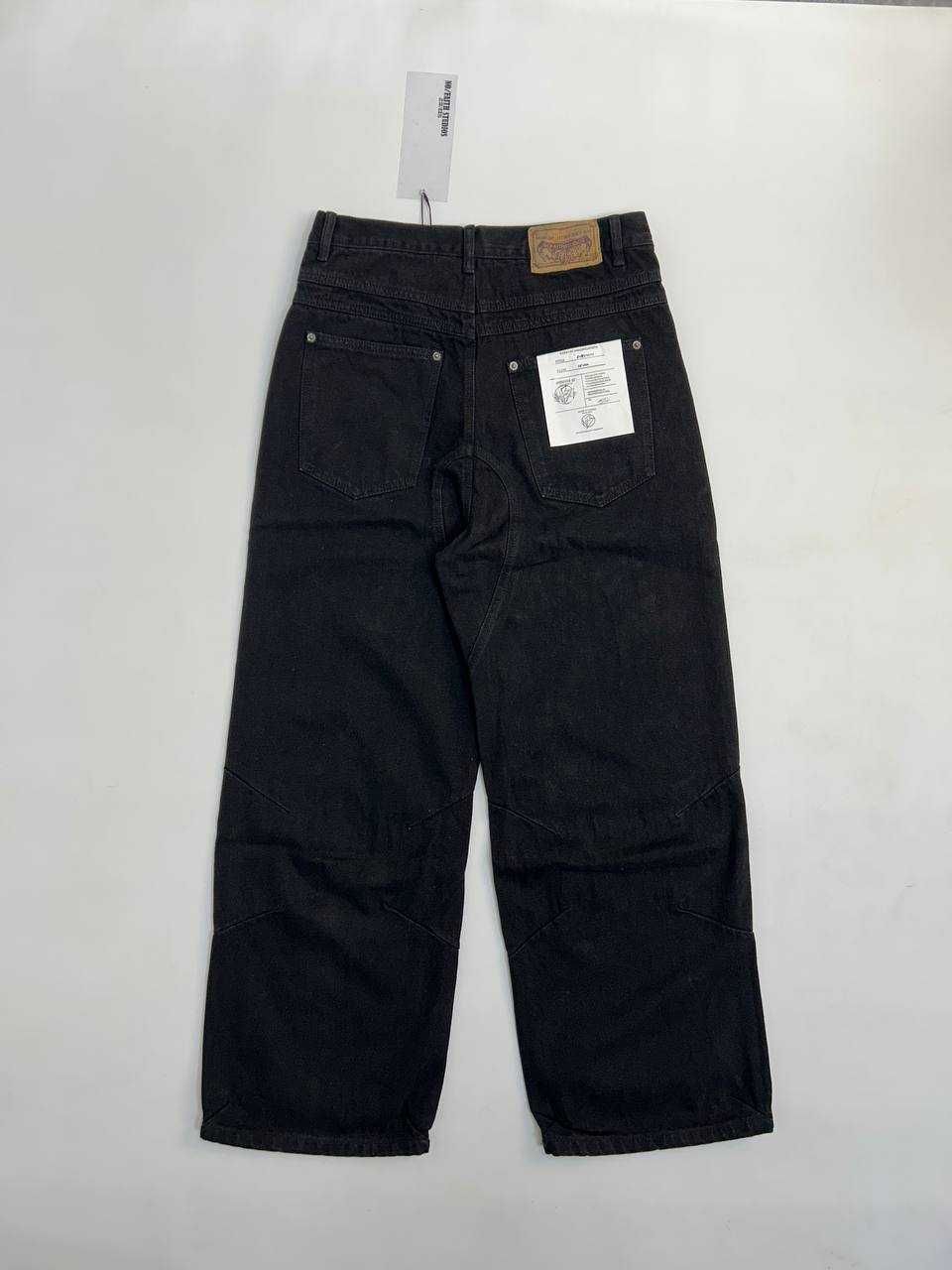 NFS NO FAITH STUDIOS baggy faded jeans archive opium джинсы черные S M
