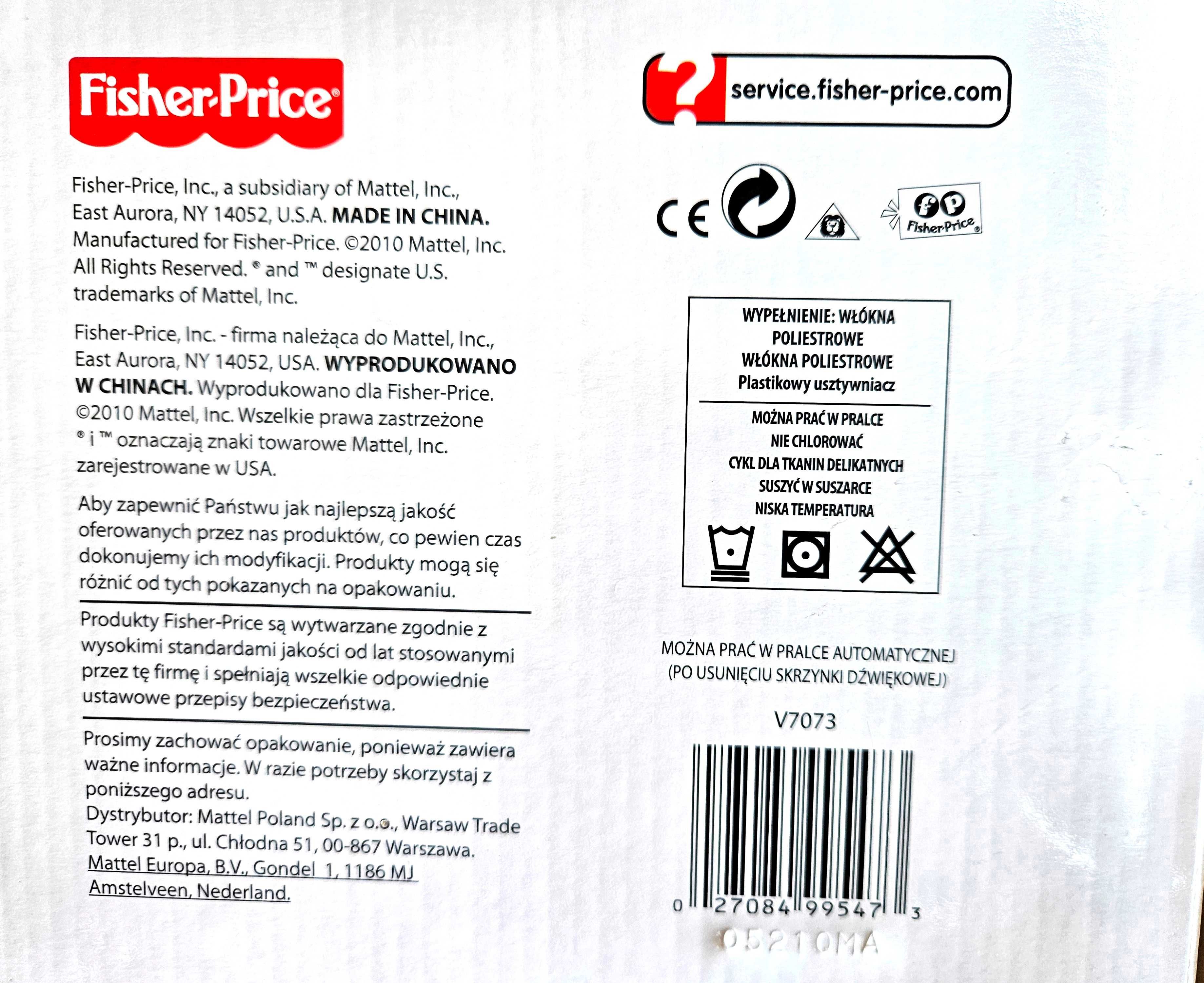 Fisher-Price Wesoła Śpiewająca Piłka Nożna FTC86 wersja polska