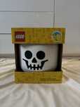 Pojemnik na lego duża głowa-Szkieletor biały Nowy! Limitowana edycja!