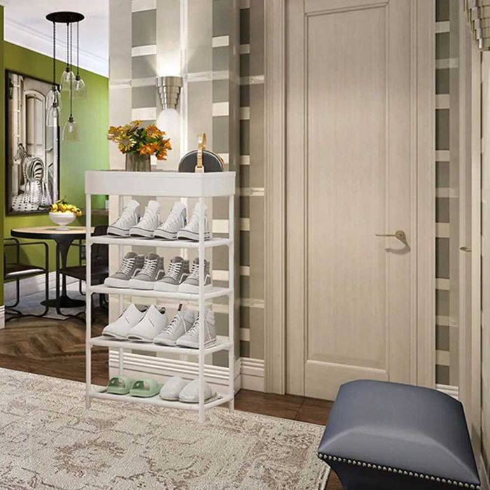 Стелаж на роликах 6 ярусів у ванну кухню Візок/Тележка/Полиця етажерка