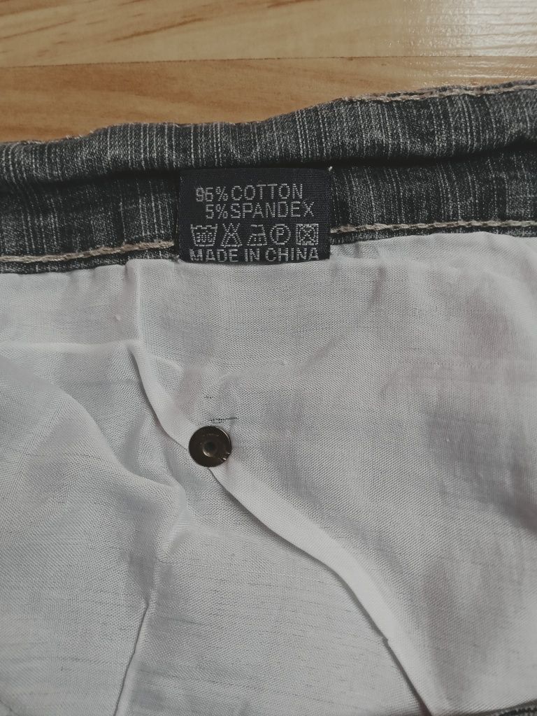 Spodnie jeansowe męskie marki Qizhen rozmiar 52