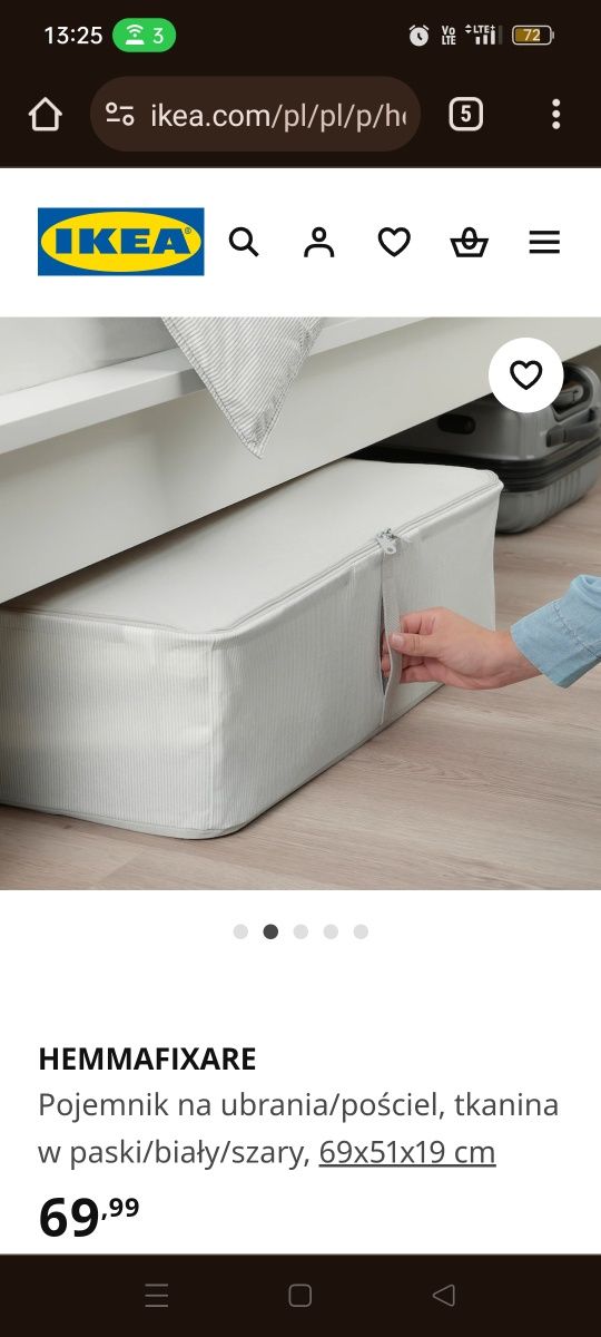 Hemmafixare Ikea pojemnik
