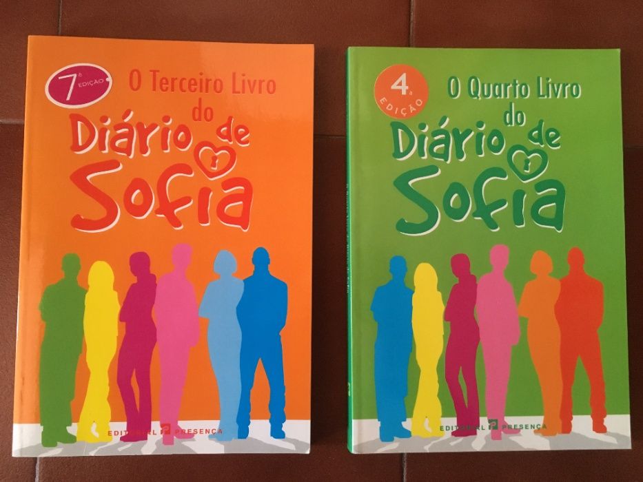 2 Livros - "O Terceiro e Quarto Livro do Diário de Sofia"