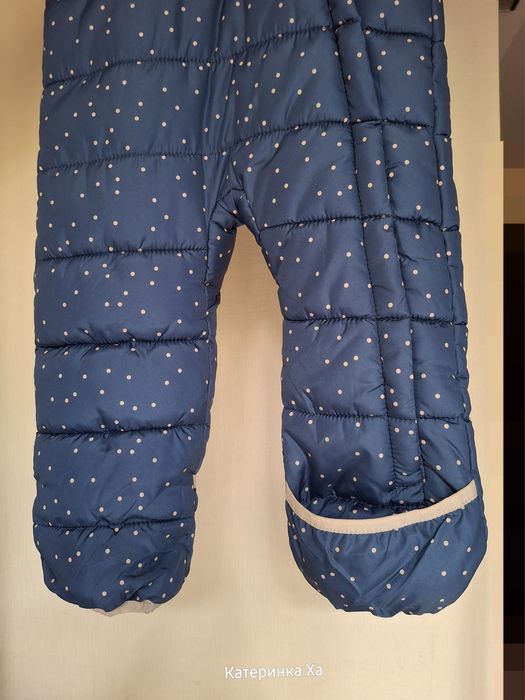 Комбінезон зимовий демісезонний на плюшевій підкладці 74/80 Lily&Dan