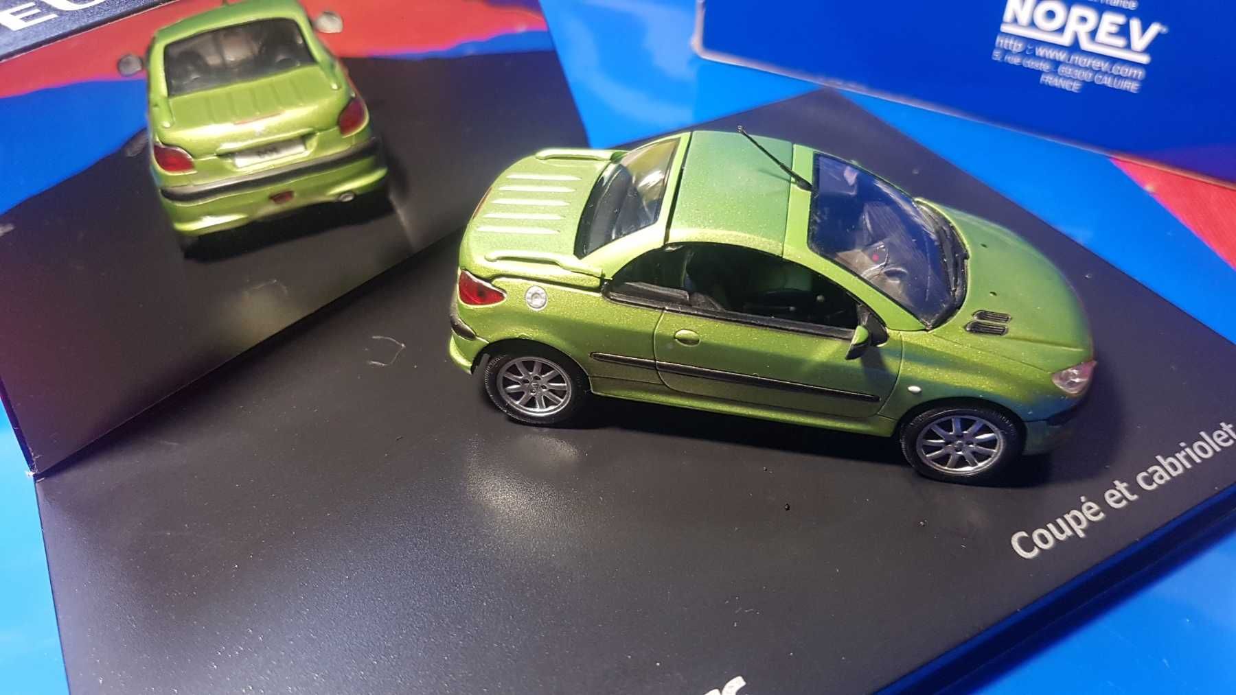 1/43Norev Дилерская модель Peugeot 206 cc