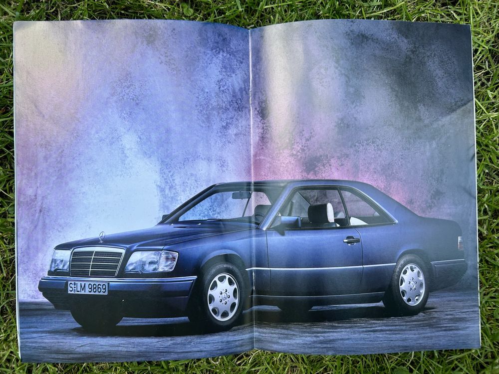Katalog prospekt Mercedes Benz E klasa W124 folder reklamowy 1993