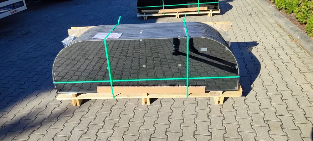 Szyby zespolona hartowana kolor grafit, idealna do saun, altan.