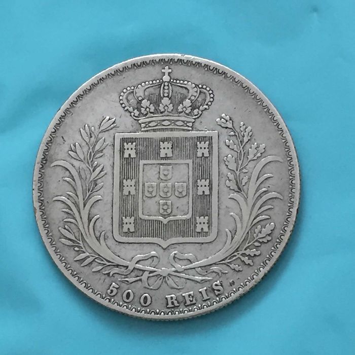 500 Réis 1875 D. Luís I - prata