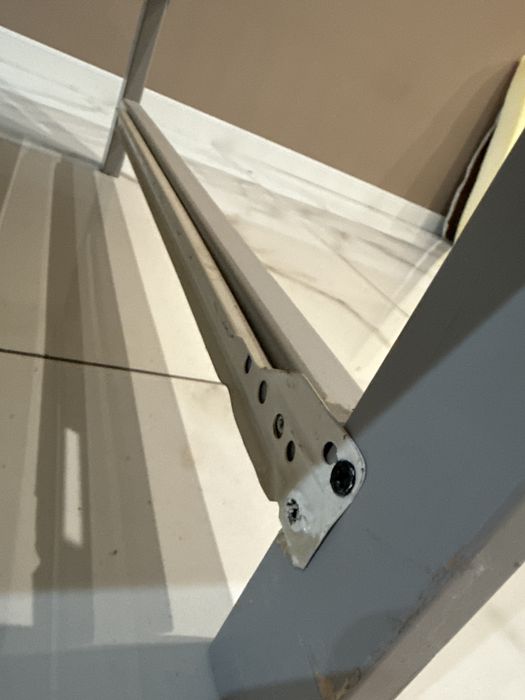 Łóżeczko dziecięce tapczanik Bajka kaszmir z szufladą oraz barierką