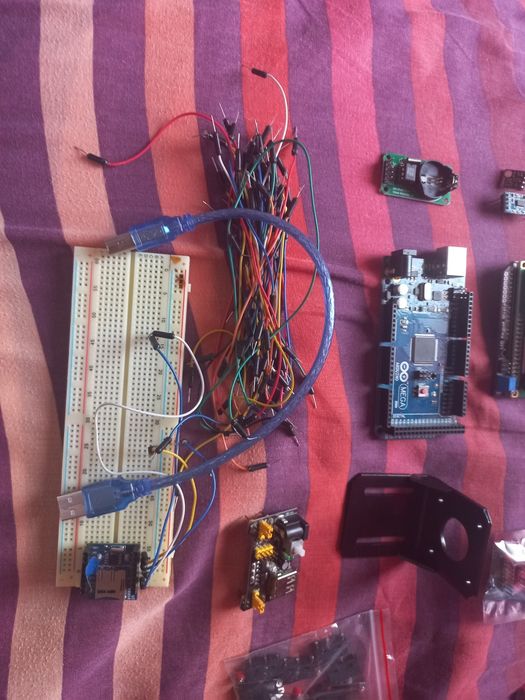 Набір Arduino mega 2650 з шилдами та кроковим двигуном  та швп +