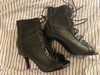 Buty do tańca High Heels skórzane Rozmiar 38