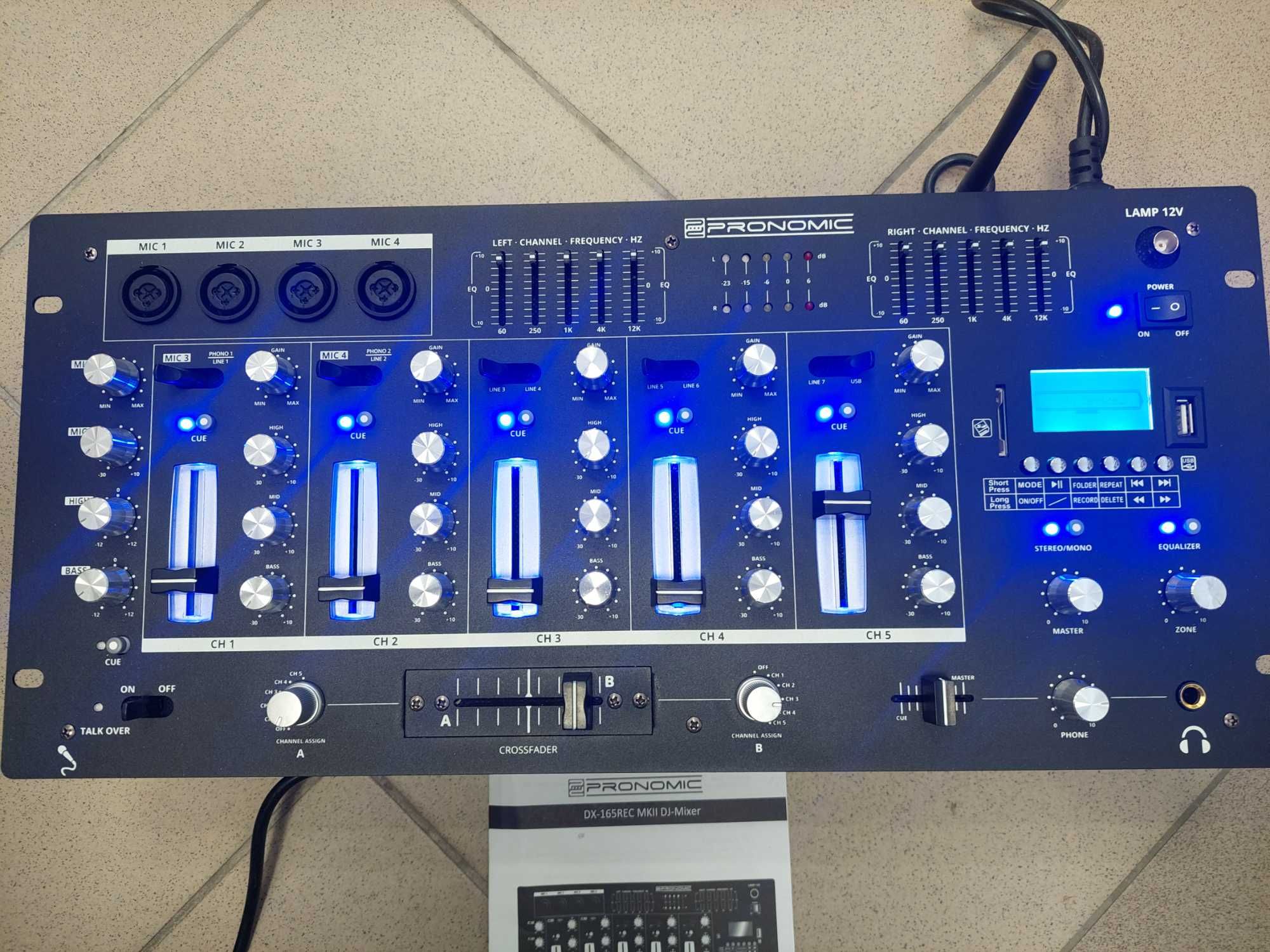 Mikser DJ-ski Pronomic DX-165REC MKII