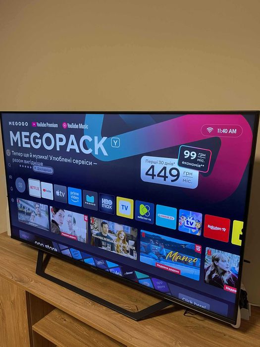 Телевізор Hisense 50A7NQ з гарантією