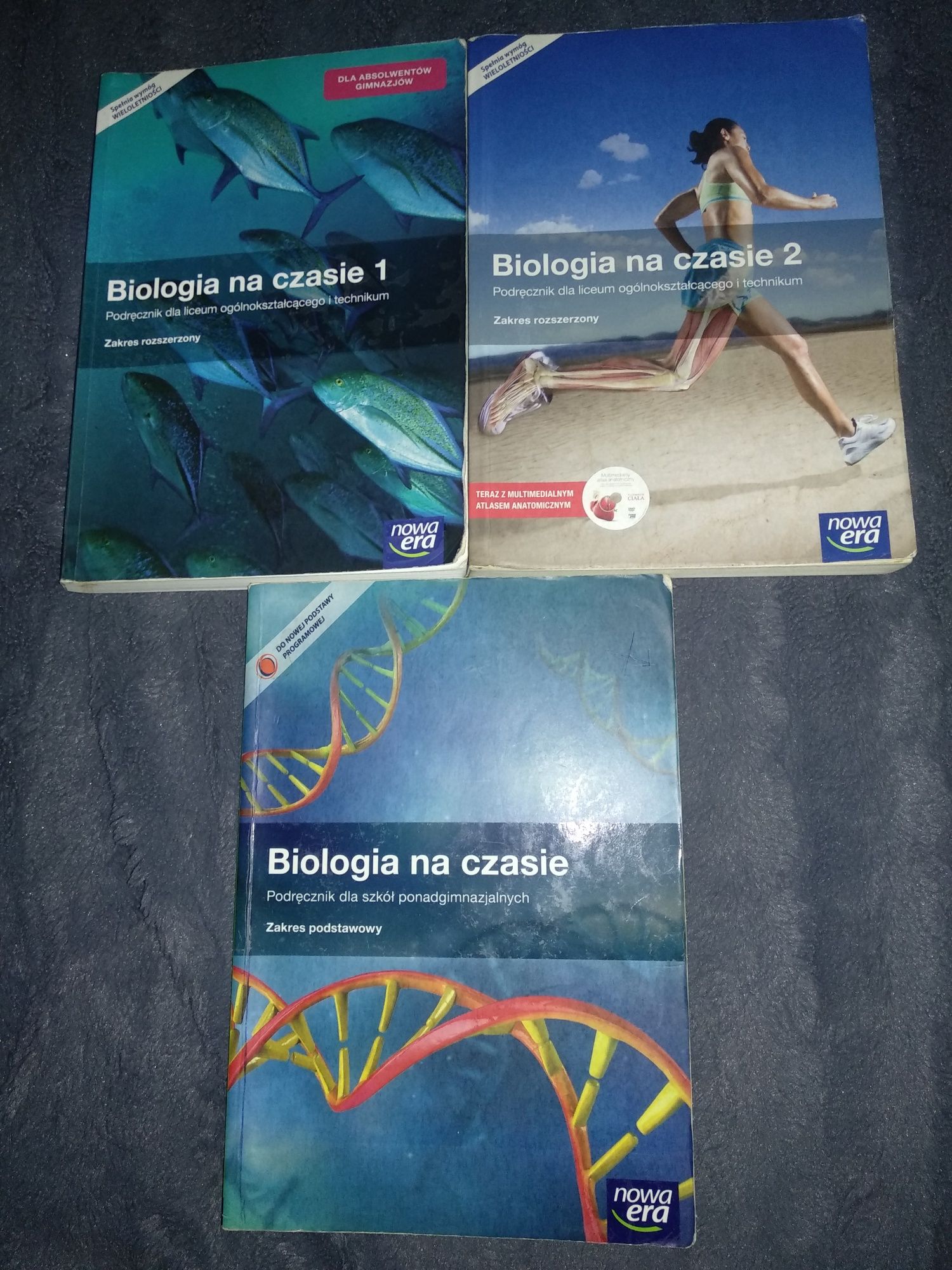 Biologia na czasie zakres podstawowy oraz zakres rozszerzony 1 i 2