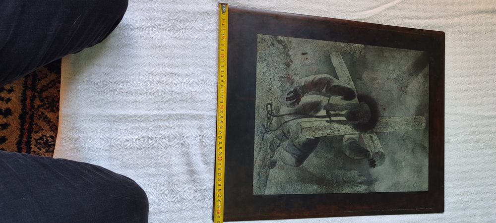 Bartolozzi ou aprendiz enorme Matriz gravura em cobre séc XIX