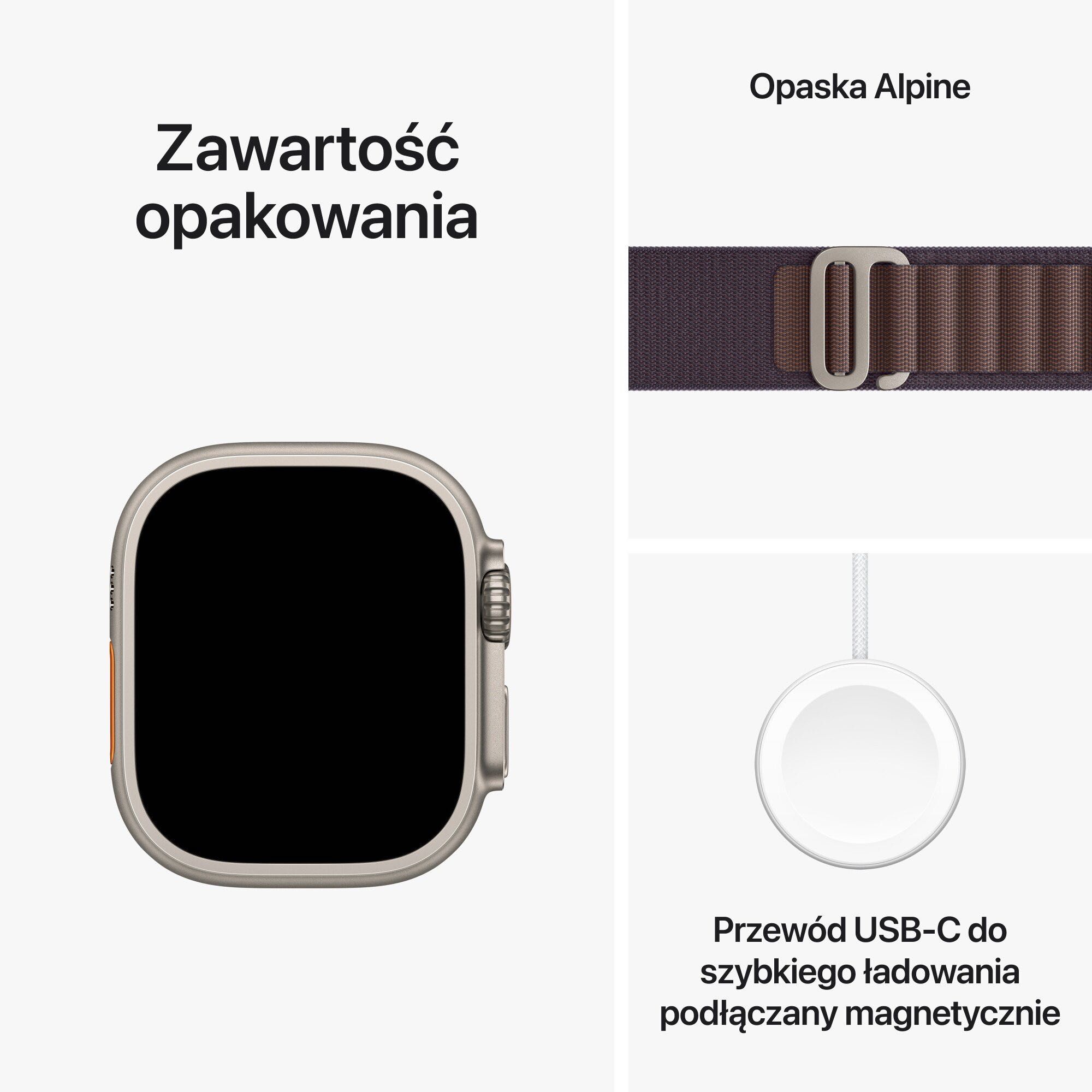 Apple Watch Ultra 2 Titanium Alpine Indigo