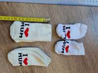 Шкарпетки дитячі 1-3 міс теплі I love my mum вязані теплі ліні