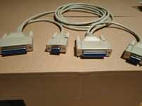 Kabel RS232 2xDB25+DB9 długość 3 m