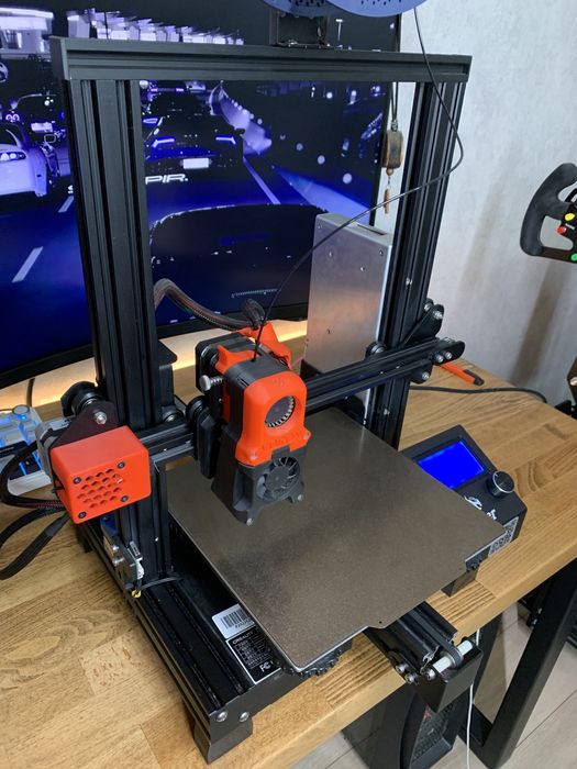 Creality Ender 3 pro з модами, skr mini e3 v3, pei пластина