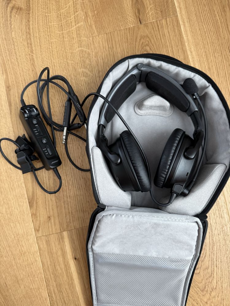 Słuchawki lotnicze BOSE A30 z Bluetooth podwójna wtyczka