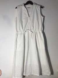 Biała ażurowa sukienka Great Plains rozm. 40 - L