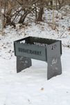 Мангал розбірний з унікальною гравіровкою на 6 шампурів