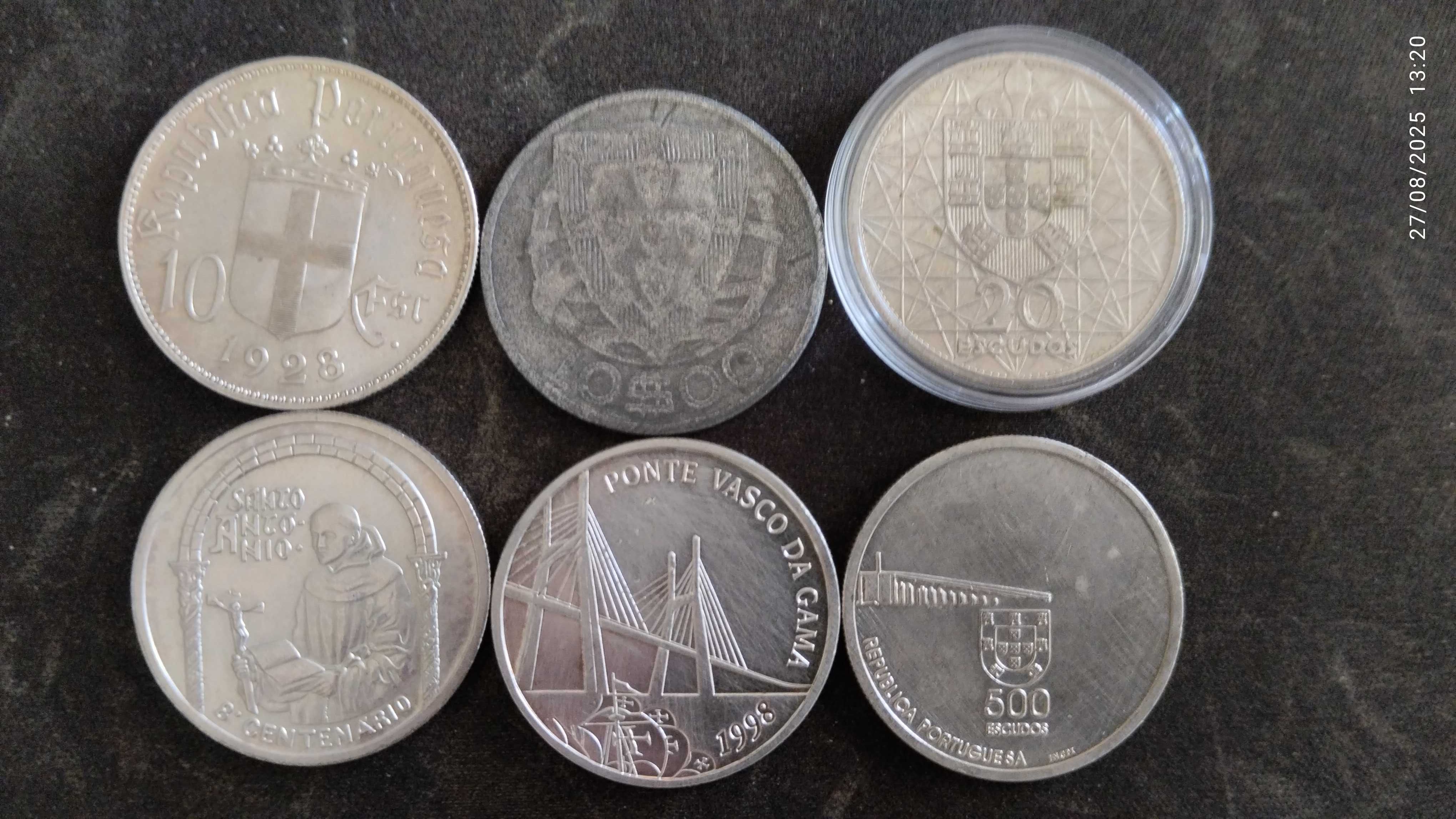 Moedas de Prata (vendo ou troco)
