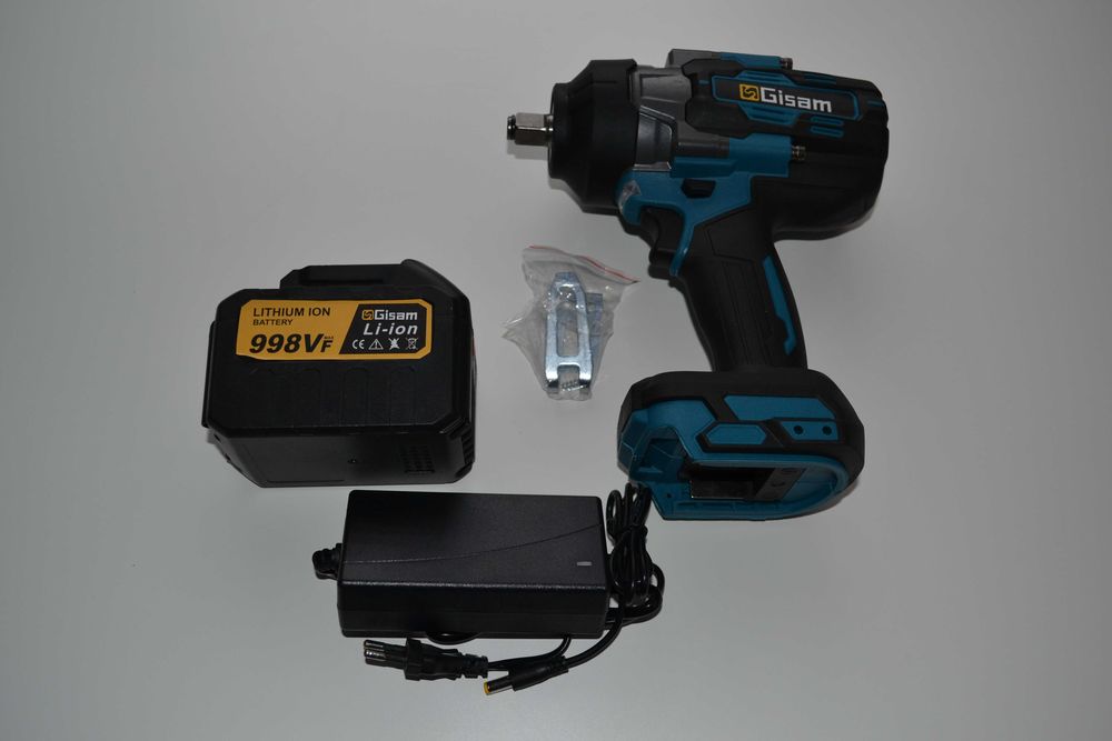 Klucz udarowy Gisam 2800nm + akumulator, walizka Na baterie Makita 18V