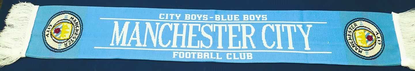 Manchester City !! Blue Boys !! Szalik szal sportowy