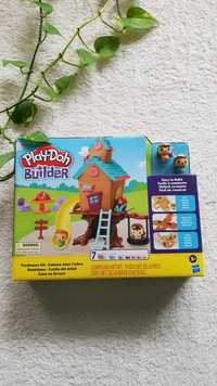 Play-doh domek na drzewie puzzle układanka zabawka lalka klocki 5+