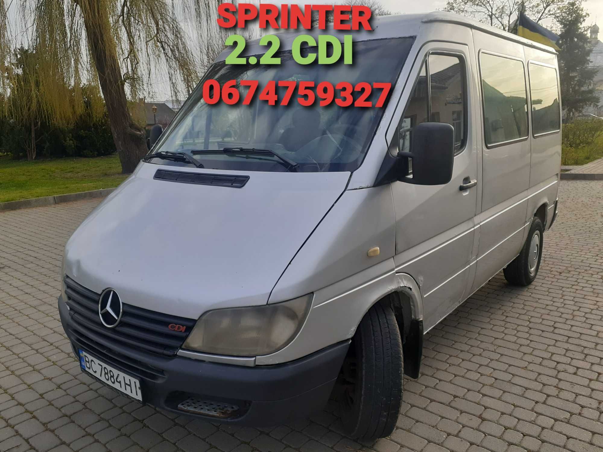 Продам МЕРСЕДЕС Спрінтер 2.2 цді, бус пасажир 9місць ЛЬВІВ SPRINTER