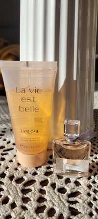 Lancome La vie est belle miniaturka perfum i żel pod prysznic