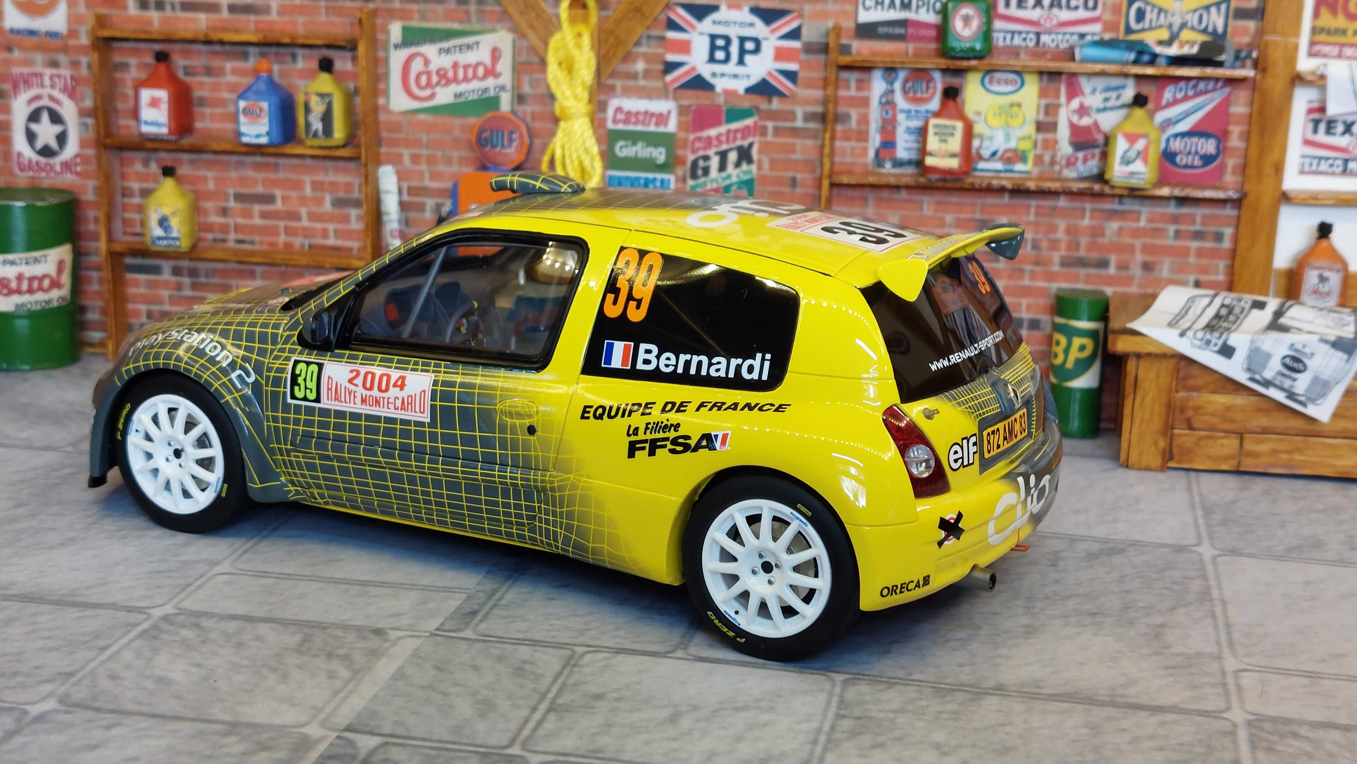 Renault Clio S1600 kit car Monte-Carlo 2004 otto 1:18
