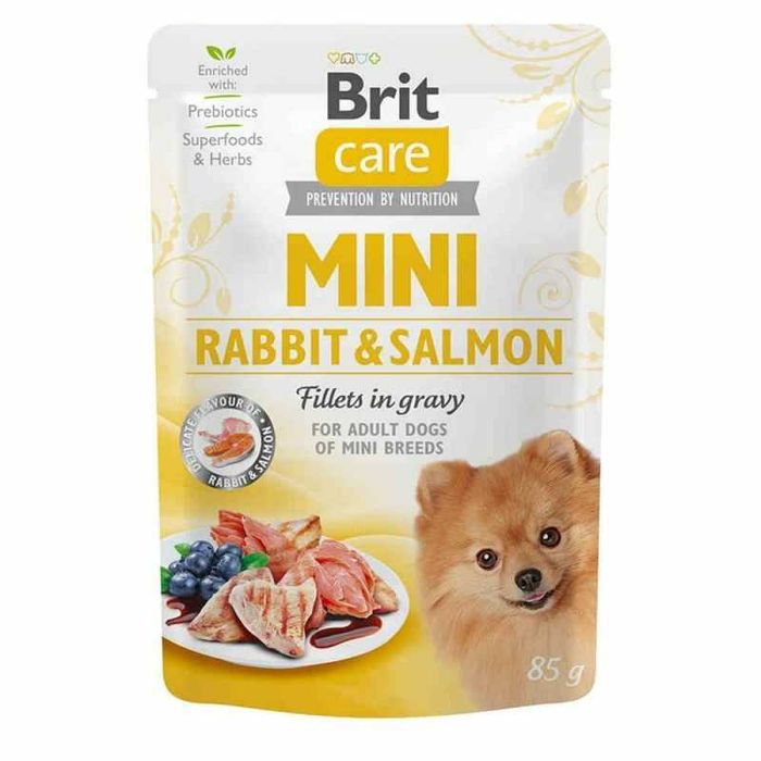 Вологий Корм BRIT CARE MINI для собак малих порід. 4 Види Паучів Бріт