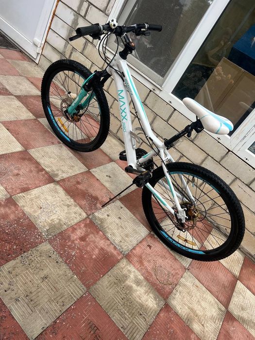 Велосипед MaxxPro 24" 12"(30 см) DAKOTA-21 біло-бірюзовий