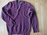 Bordowy sweter Bennetton