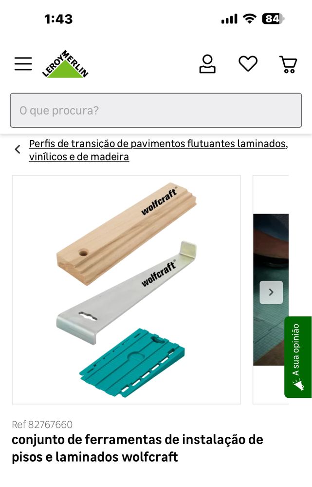 conjunto de ferramentas de instalação de pisos e laminados wolfcraft