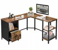 Nowe biurko narożne vintage loft styl rustykalny