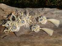 Boho Glamour sutasz ślubny z koronką