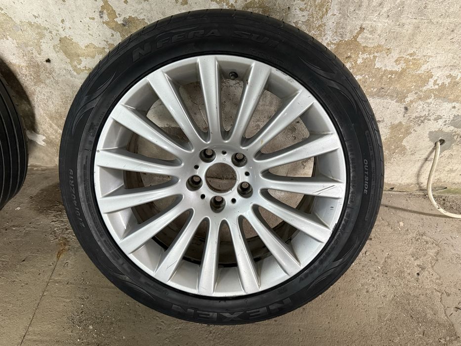 Диски литі + Шини BMW 7 R19 різношироків комплект