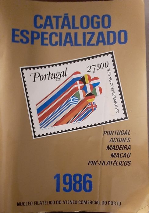 Catálogo de selo de 1986