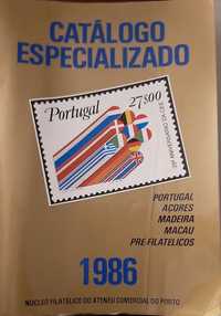 Catálogo de selo de 1986