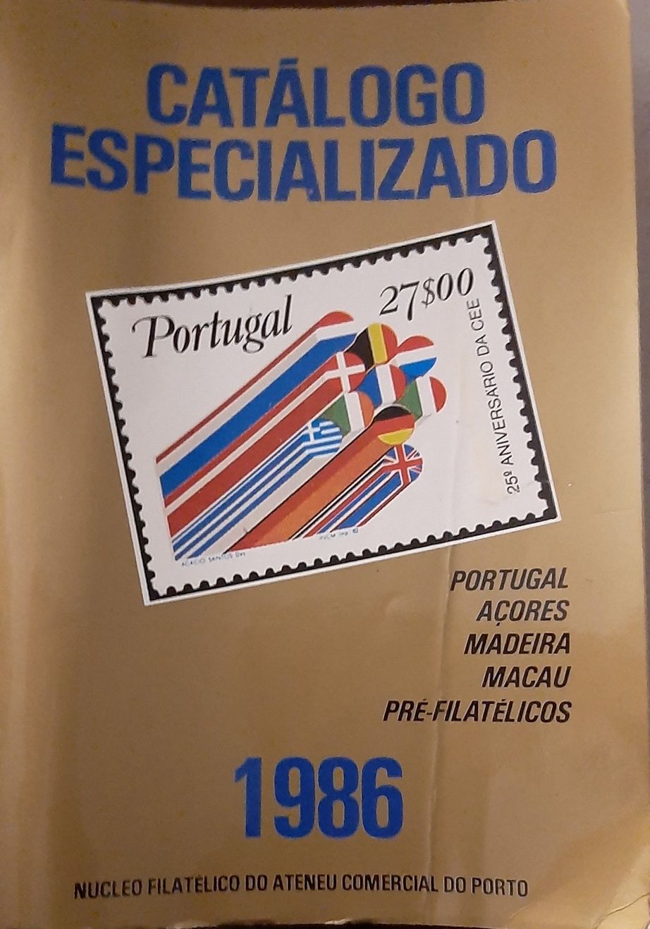 Catálogo de selo de 1986