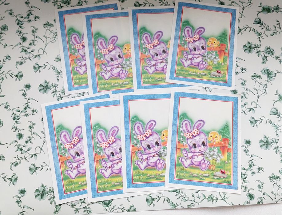 Karteczki notesikowe z lat 90 zestaw 8 sztuk